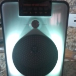 Corneta inalámbrica 8 pulgadas Radio FM, amplificada Led